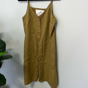 NotPERFECTLINEN. LANGLEY slip linen dress. Size M/L.